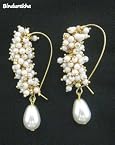 Earrings - White_Ghungroo_Pearl_Drop_Earrings