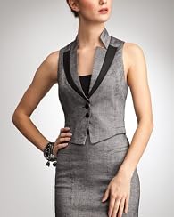 Melanie Lapel Vest - PETITES