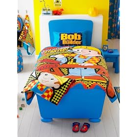 ZapBob the Builder Lets Get Started Duvet, Single