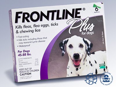 Single Dose Frontline Plus for Dogs 45 to 88 Pounds USA / EPA