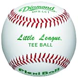 Diamond Little League Low Compression Level 1 Tee Ball Baseball, Dozen
