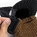 Beard Head Stubble Rider Beard Beanie - Original Handmade Brimmed Hat and Removable Beard Brown