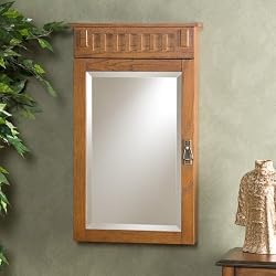 Mission Oak Wall Mount Jewelry Armoire