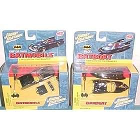 Johnny Lightning Set of 4 Batmobile Batboat and Batgyro 1:64 Model Kits by Johnny Lightning