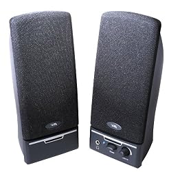 Cyber Acoustics CA-2012 Two Piece Amplified Computer Speaker System (Grey)