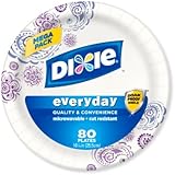 Dixie 10 1/16" Plates, 80 Count