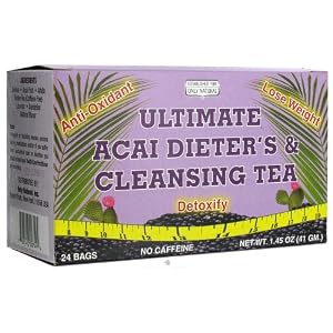 Cleansing Diet Tea, Acai, 24 bag ( Multi-Pack)