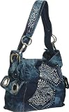 Blue Denim ''Rhinestone Embelished'' Tote