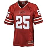Arkansas Razorbacks #25 Cardinal Prime Time Football Jersey
