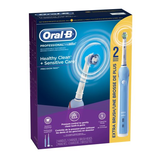 Oral-B Professional Care 1500 Rechargeable Electric Toothbrush, 1 Count
