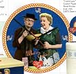 I Love Lucy What's Cookin' 11' Round Clock