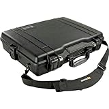 New Pelican 14 Inch Deluxe Notebook Computer Accessory Case Stainless Steel ....