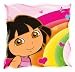 Character World Dora Rainbow Printed Plush Cushion