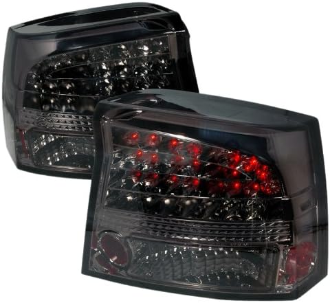 Redlines TL-DCH05-LED-SM Smoke Medium LED Tail Light for Dodge Charger '05-'08 - Pair
