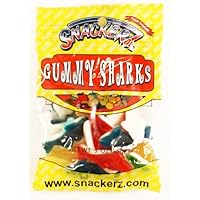 Snackerz Gummy Sharks, 3-Ounce Packages (Pack of 12)
