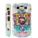Ed Hardy Snake & Mermaid Case Cover For Blackberry Bold 9700