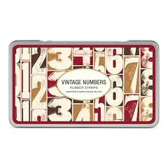 Cavallini Papers Rubber Stamps - Stempelset - Vintage Numbers