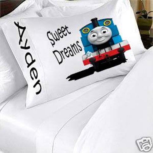 Thomas The Train And Friends Personalized Pillowcase Kids Childs Toddler Boy Girl Pillow Case Bedding Bedroom Decor (2)