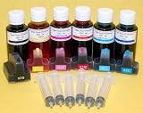 Refillable Cartridges for Hp Photosmart 02 C5180 C6180 C7180 C8180 C7280 C6280 with Ink Refill Bottles