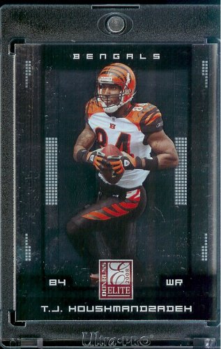 2008 Donruss Elite # 21 T.J. Houshmandzadeh - Cincinnati Bengals - NFL Football Card in Protective Screw Down Display Case !