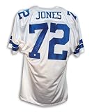 Ed ''TooTall'' Jones Dallas Cowboys Autographed/Hand Signed White Throwback Jersey Amazon.com