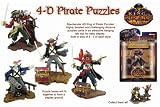 Corners Of The World 4-D Pirate Diorama Puzzles