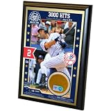 MLB New York Yankees Derek Jeter 3000th Hit 4x6 Dirt Plaque
