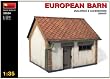 MiniArt 1/35 European Barn with Bonus Figure Set by Dragon Models