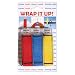 Kwik Tek WR-123 Wrap It Up 3 Per Blister Pack (Red, White, Black)