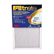 Filtrete Ultimate Allergen Reduction Filter, 1900 MPR, 23.5-Inch by 23.5-Inch by 1-Inch, 6-Pack