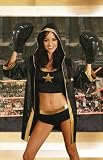 Boxer 4pc. Costume Includes Cami Top & Booty Shorts. Hooded Robe & Inflatable Boxing Gloves Also Included.-SM