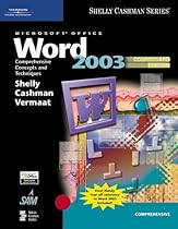 Microsoft Office Word 2003: Comprehensive Concepts and Techniques, CourseCard Edition (Shelly Cashman)