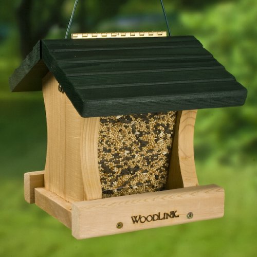 Cedar Garden Green Roof Bird Feeder