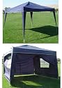10 x 10 Pop-up BLUE Canopy w/4 Side Walls EZ to set up