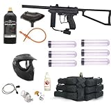 Paintball Spyder MR1 Miltary Tactical Paintball Marker Gun MEGA Set Black