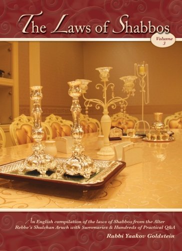 The Laws Of Shabbos Volume 3