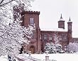 Smithsonian Castle Snowfall, Washington, D.C. Photograph - Beautiful 16x20-inch Photographic Print by Carol M. Highsmith