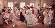 Afternoon Party Wooden Jigsaw Puzzle