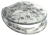 Puregadgets puregadgets razor blades and barbed wire bathroom luxury toilet seat jh923