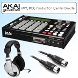 Akai MPC1000 32 Voice Sampler Compact Music Production Center Bundle