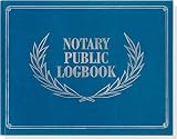 Notary Public Logbook (Notary Log Book, Notary Journal)