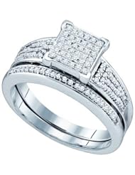 0.33CT DIAMOND MICRO PAVE BRIDALSET
