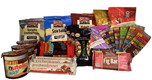 Healthy Snack Attack - Natural and Organic Snacks in a Box - Food Gift, Gift Basket, Office, Kids, Dorm and College Students Care Package