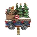 Toy Cart Stocking Holder with Fiber Optics - 5.5"