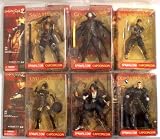 Onimusha 2 Samurai's Destiny - Set of 6 Figures - Fuma Kotaro, Yagyu Jubei, Oda Nobunaga, Oyu, Saiga Magoichi and Gogadantes By Mcfarlane