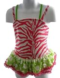 FRANKIE & DAISY 12 M Corky Pink Tiger Swimsuit 2 Tank By Corky and Company