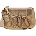 AUTHENTIC COACH MADISON LEATHER GOLD LEATHER WRISTLET 41977
