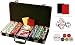 New premium 300 Clay Composite 11.5 gram Diamond Suited Poker chips set w/6 Dealer Buttons & 2 Cut Cards