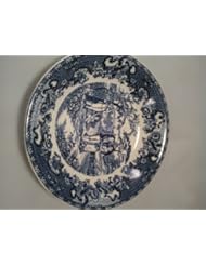 Kitchen: Staffordshire "Playtime" Blue Bowl