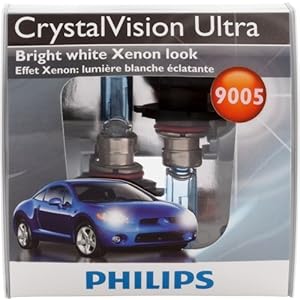 Philips 9005 CrystalVision Ultra Headlight Bulbs (High-Beam) Pack of 2
